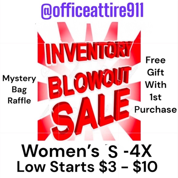 Live Sat 11/29 7:30 pm Small Business Saturday Blowout Sale M-3X Low Starts - Picture 15 of 16